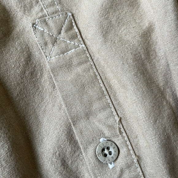 Timberland button up shirt canvas beige XL - Picture 10 of 13